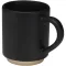 Cana cu finisaj mat, Everestus, 2610E19407, 180 ml, 8x10.5 cm, Gresie, Negru