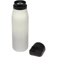   Sticla de apa, Everestus, 2610E18401, 500 ml, 7x25.3x7xØ7 cm, Otel inoxidabil, Tritan, Polipropilena, Alb