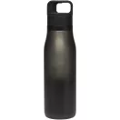Sticla de apa, Everestus, 2610E18402, 500 ml, 7x25.3x7xØ7 cm, Otel inoxidabil, Tritan, Polipropilena, Negru