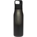 Sticla de apa, Everestus, 2610E18402, 500 ml, 7x25.3x7xØ7 cm, Otel inoxidabil, Tritan, Polipropilena, Negru