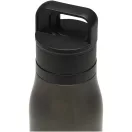 Sticla de apa, Everestus, 2610E18402, 500 ml, 7x25.3x7xØ7 cm, Otel inoxidabil, Tritan, Polipropilena, Negru