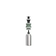   Cana termos, Mepal, 2610E19273, 350 ml, 7x17.8x7xØ7 cm, Otel inoxidabil, Polipropilena, Verde Sage