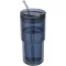 Cana de voiaj, Everestus, 2610E18460, 480 ml, 8.8x18.8x8.8xØ7.6 cm, Plastic, Tritan, Albastru Ocean
