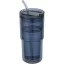 Cana de voiaj, Everestus, 2610E18460, 480 ml, 8.8x18.8x8.8xØ7.6 cm, Plastic, Tritan, Albastru Ocean