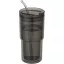 Cana de voiaj, Everestus, 2610E18462, 480 ml, 8.8x18.8x8.8xØ7.6 cm, Plastic, Tritan, Negru
