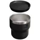 Cana termos, Stanley, 2610E19343, 295 ml, 9.1x9.9x9.4 cm, Otel inoxidabil, Negru