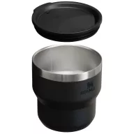   Cana termos, Stanley, 2610E19343, 295 ml, 9.1x9.9x9.4 cm, Otel inoxidabil, Negru