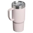 Cana termos, Stanley, 2610E19326, 473 ml, 10.5x17.9x8.5 cm, Otel inoxidabil, Roz Light