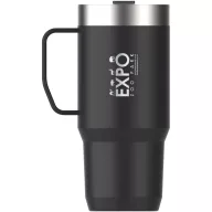   Cana termos, Stanley, 2610E19327, 473 ml, 10.5x17.9x8.5 cm, Otel inoxidabil, Negru