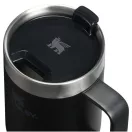 Cana termos, Stanley, 2610E19327, 473 ml, 10.5x17.9x8.5 cm, Otel inoxidabil, Negru