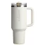 Cana termos, Stanley, 2610E19336, 1180 ml, Cu maner, Cu pai, 14.8x27.4x10 cm, Otel inoxidabil, Crem