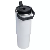  Cana termos, Stanley, 2610E19331, 890 ml, Cu maner, Cu pai, 9x24.8x10.4 cm, Otel inoxidabil, Alb