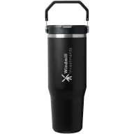   Cana termos, Stanley, 2610E19333, 890 ml, Cu maner, Cu pai, 9x24.8x10.4 cm, Otel inoxidabil, Negru
