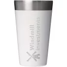 Cana termos, Stanley, 2610E19339, 470 ml, 8.7x14.5x8.7 cm, Otel inoxidabil, Alb
