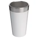 Cana termos, Stanley, 2610E19339, 470 ml, 8.7x14.5x8.7 cm, Otel inoxidabil, Alb