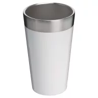   Cana termos, Stanley, 2610E19339, 470 ml, 8.7x14.5x8.7 cm, Otel inoxidabil, Alb