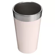   Cana termos, Stanley, 2610E19340, 470 ml, 8.7x14.5x8.7 cm, Otel inoxidabil, Roz Light