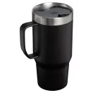 Cana termos, Stanley, 2610E19330, 710 ml, 11.8x19.6x9.9 cm, Otel inoxidabil, Negru