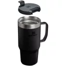 Cana termos, Stanley, 2610E19330, 710 ml, 11.8x19.6x9.9 cm, Otel inoxidabil, Negru