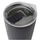 Cana termos, MiiR, 2610E19284, 354 ml, Cu pai, 6.3x16.5x6.3 cm, Otel inoxidabil, Negru