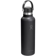   Sticla termos, Hydro Flask, 2610E19253, 621 ml, Cu pai, 7.24x28.32x7.24 cm, Otel inoxidabil, Negru