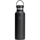 Sticla termos, Hydro Flask, 2610E19253, 621 ml, Cu pai, 7.24x28.32x7.24 cm, Otel inoxidabil, Negru
