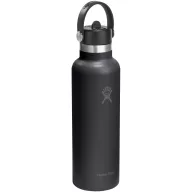   Sticla termos, Hydro Flask, 2610E19256, 621 ml, 8x27x8 cm, Otel inoxidabil, Negru