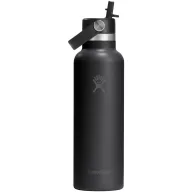   Sticla termos, Hydro Flask, 2610E19256, 621 ml, 8x27x8 cm, Otel inoxidabil, Negru