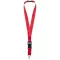 Lanyard cu catarama detasabila, 48x2.5 cm, Everestus, 20SEP1515, Poliester, Rosu
