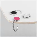 Atlantis foldable bag hanger hook, Zinc alloy, White