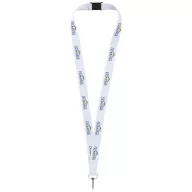 Lanyard, 50x2 cm, Everestus, 20SEP1331, Poliester, Alb