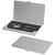 Shanghai business card holder, Aluminium, Silver