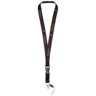   Lanyard cu catarama detasabila, 2x55 cm, Everestus, 20SEP1502, Poliester, Negru