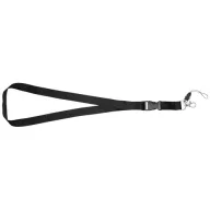   Lanyard cu catarama detasabila, 2x55 cm, Everestus, 20SEP1502, Poliester, Negru