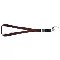   Lanyard cu catarama detasabila, 2x55 cm, Everestus, 20SEP1502, Poliester, Negru