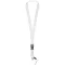 Lanyard cu catarama detasabila, 2x55 cm, Everestus, 20SEP1503, Poliester, Alb