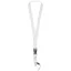 Lanyard cu catarama detasabila, 2x55 cm, Everestus, 20SEP1503, Poliester, Alb
