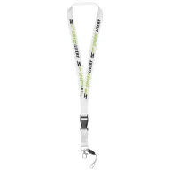   Lanyard cu catarama detasabila, 2x55 cm, Everestus, 20SEP1503, Poliester, Alb