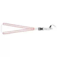   Lanyard cu catarama detasabila, 2x55 cm, Everestus, 20SEP1503, Poliester, Alb