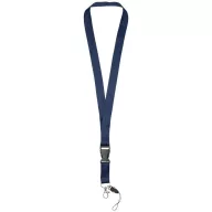   Lanyard cu catarama detasabila, 2x55 cm, Everestus, 20SEP1498, Poliester, Albastru