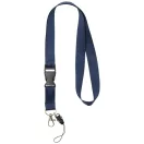Lanyard cu catarama detasabila, 2x55 cm, Everestus, 20SEP1498, Poliester, Albastru
