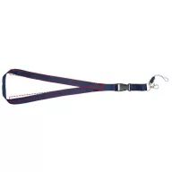   Lanyard cu catarama detasabila, 2x55 cm, Everestus, 20SEP1498, Poliester, Albastru