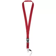   Lanyard cu catarama detasabila, 2x55 cm, Everestus, 20SEP1501, Poliester, Rosu