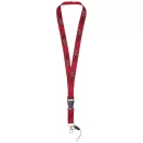 Lanyard cu catarama detasabila, 2x55 cm, Everestus, 20SEP1501, Poliester, Rosu