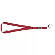   Lanyard cu catarama detasabila, 2x55 cm, Everestus, 20SEP1501, Poliester, Rosu