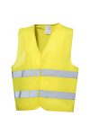 Watch-out professional safety vest in pouch, Polyester, Yellow Watch-out professional safety vest in pouch, Polyester, Yellow