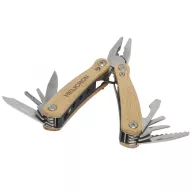   Cleste multifunctional 12 functii, Stac, 21OCT0104, 9.5 x 2.5 x 5.5 cm, Lemn, Otel, Natur