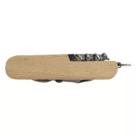   Briceag 7 functii, Stac, 21OCT0105, 12 x 2 x 4.5 cm, Lemn, Otel, Natur