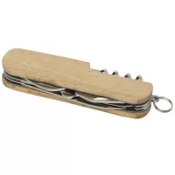   Briceag 7 functii, Stac, 21OCT0105, 12 x 2 x 4.5 cm, Lemn, Otel, Natur