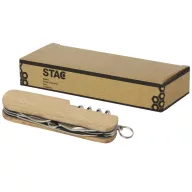  Briceag 7 functii, Stac, 21OCT0105, 12 x 2 x 4.5 cm, Lemn, Otel, Natur